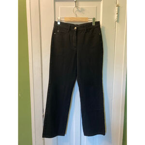 Women's Olsen Black Straight Leg Jeans Size 6